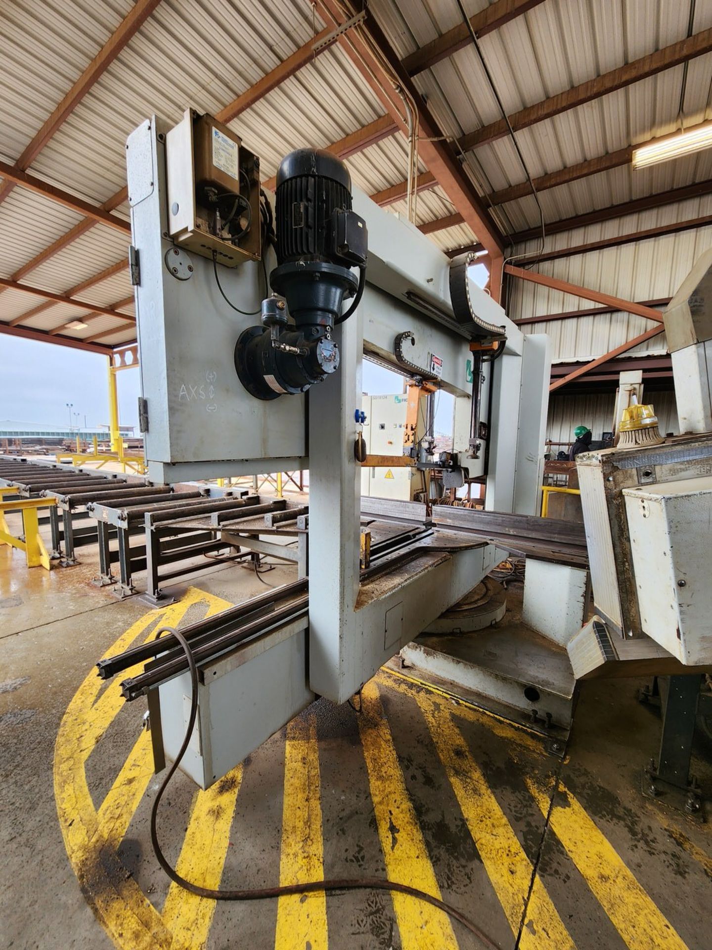 2006 Ficep 1101DZB Drill Line W/ Saw W/ Ficep Controller; W/ Roller & Transfer Tables; W/ Ele - Image 10 of 31