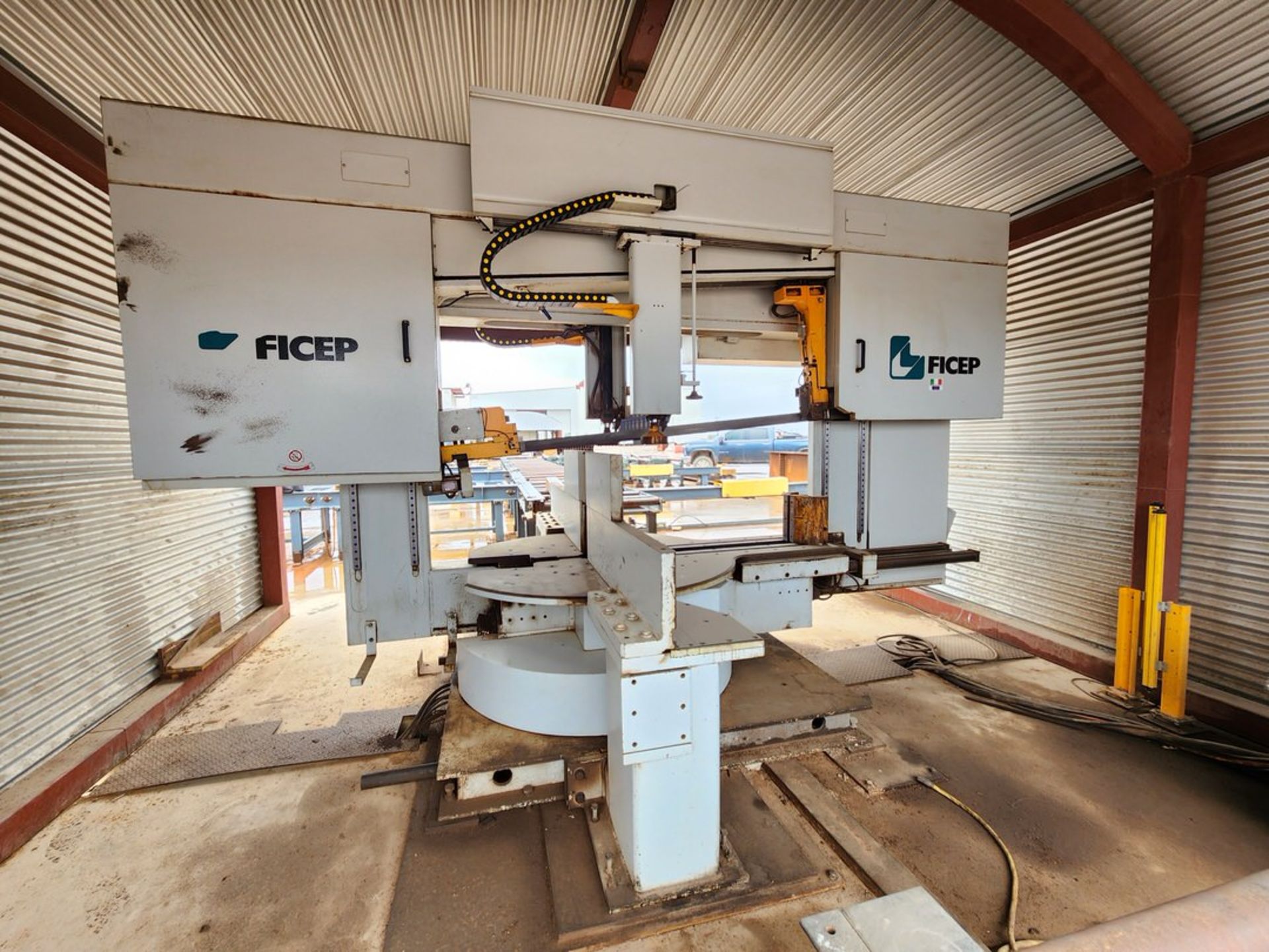 2020 Ficep K126 Mitering Saw Line W/ Ficep Controller; W/ Ele Cabinet; (With infeed conveyor) - Image 9 of 18