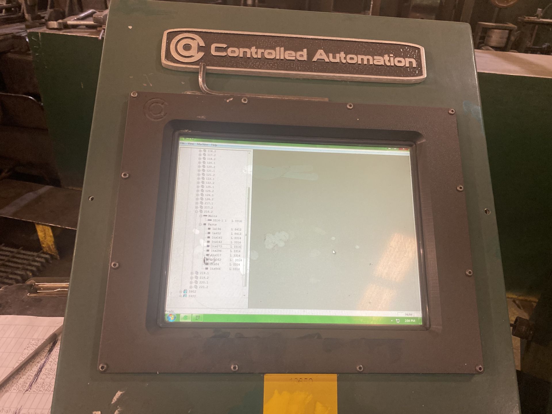 Controlled Automation BFC 530 CNC Beam Punch Line and WF 140 Hem Saw - Bild 4 aus 4