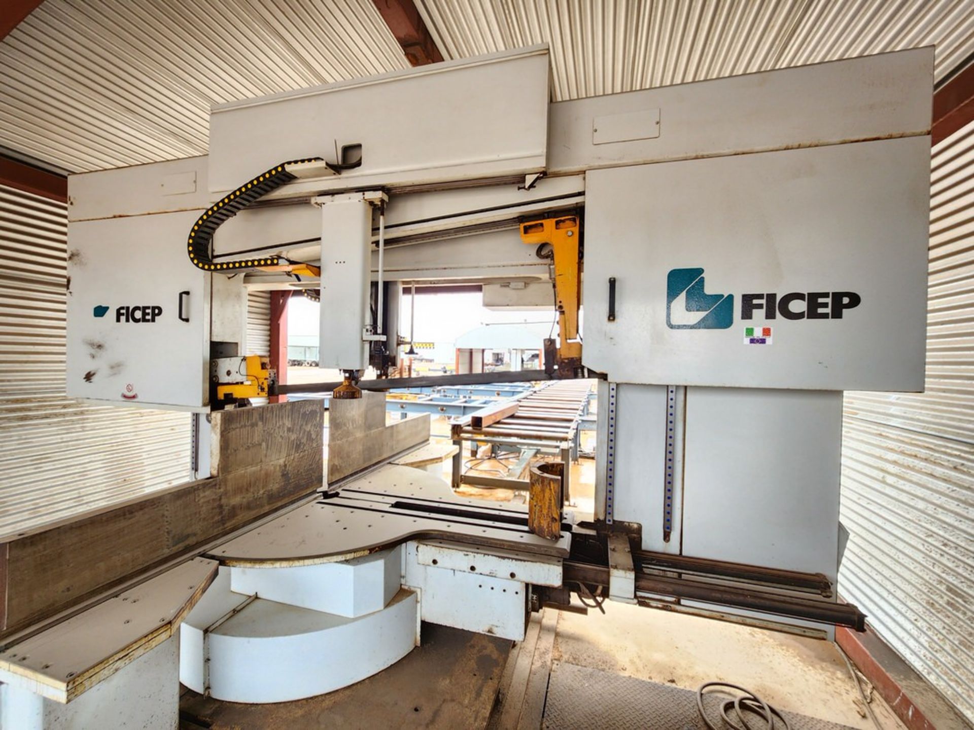 2020 Ficep K126 Mitering Saw Line W/ Ficep Controller; W/ Ele Cabinet; (With infeed conveyor) - Image 11 of 18