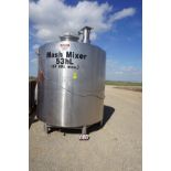 Stainless Steel Mash Mixer w/ Stand, Approx 10' Tall, 53HL, 67 BBL Cap, (LOCATION: ROME, TX)