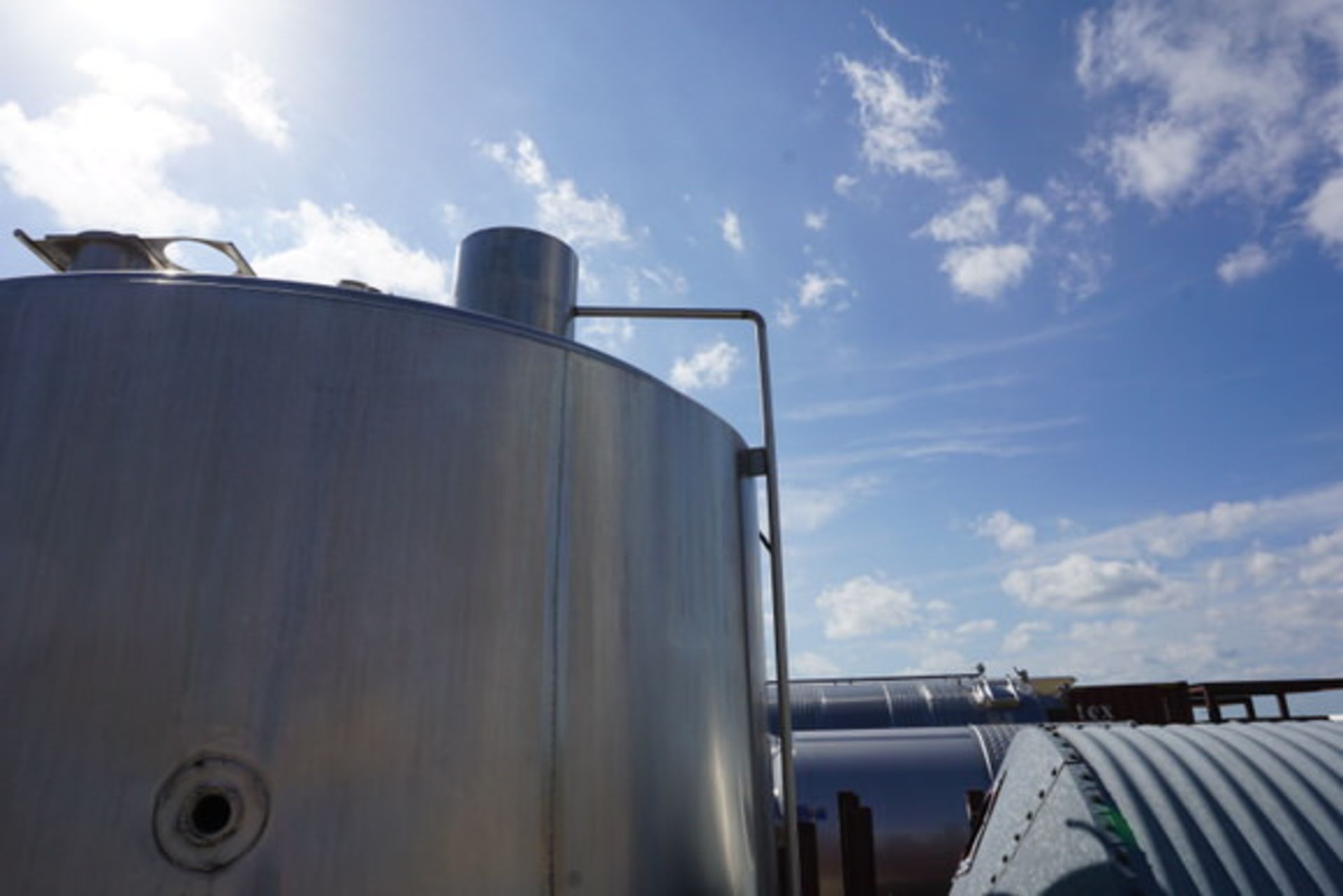 Stainless Steel Mash Mixer w/ Stand, Approx 10' Tall, 53HL, 67 BBL Cap, (LOCATION: ROME, TX) - Image 3 of 5