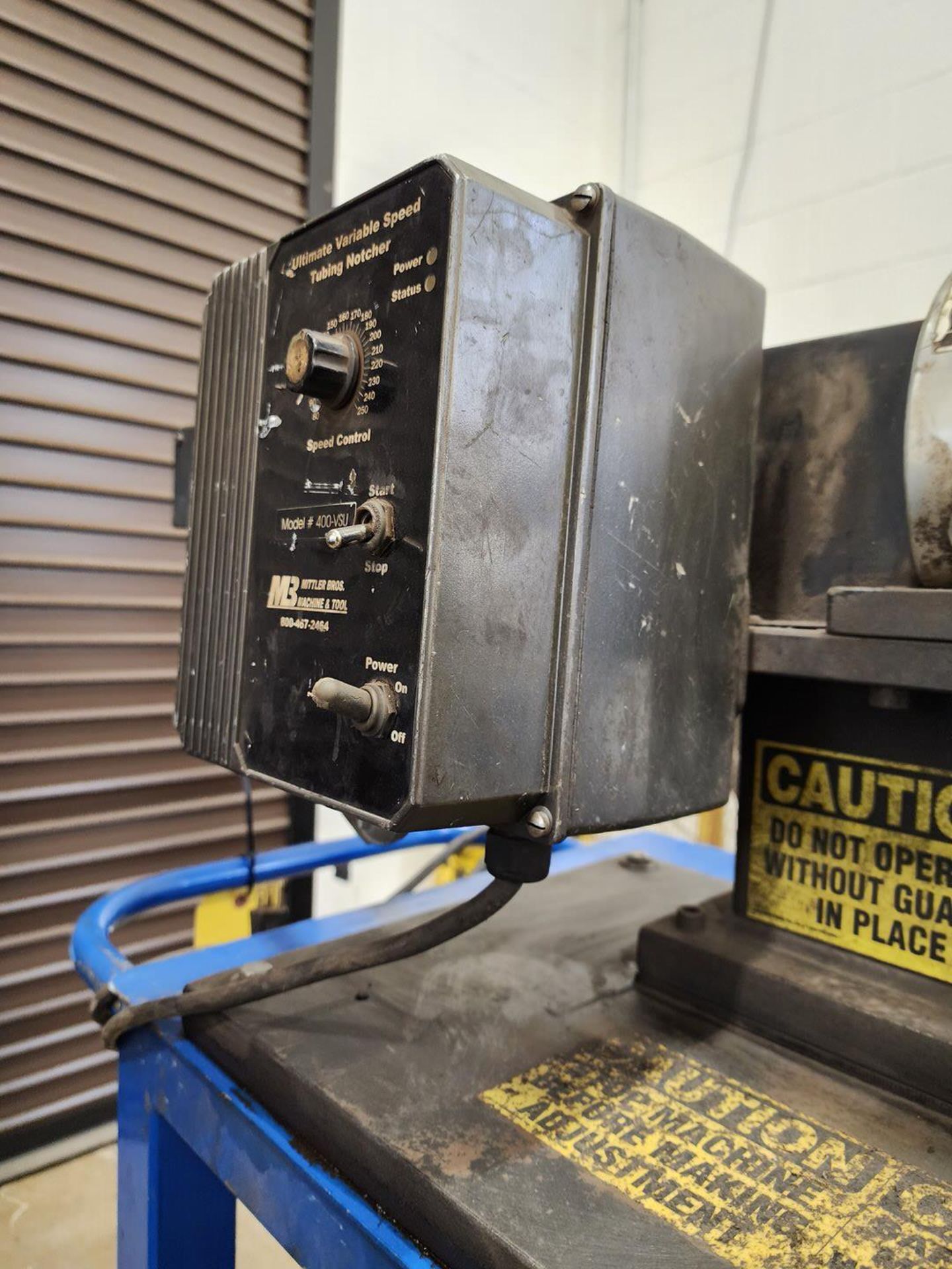 Mittler Bros 400-VSU Variable Speed Tube Notcher 1.5HP (LOCATION: Lancaster, PA) - Image 14 of 15