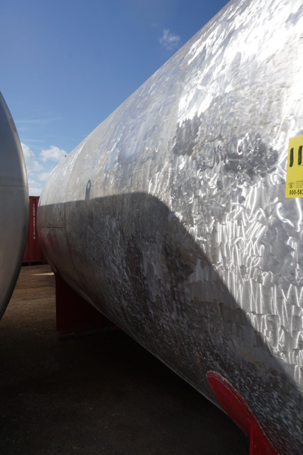 Stainless Steel Storage Tank w/ Stand (LOCATION: ROME, TX) - Image 4 of 5