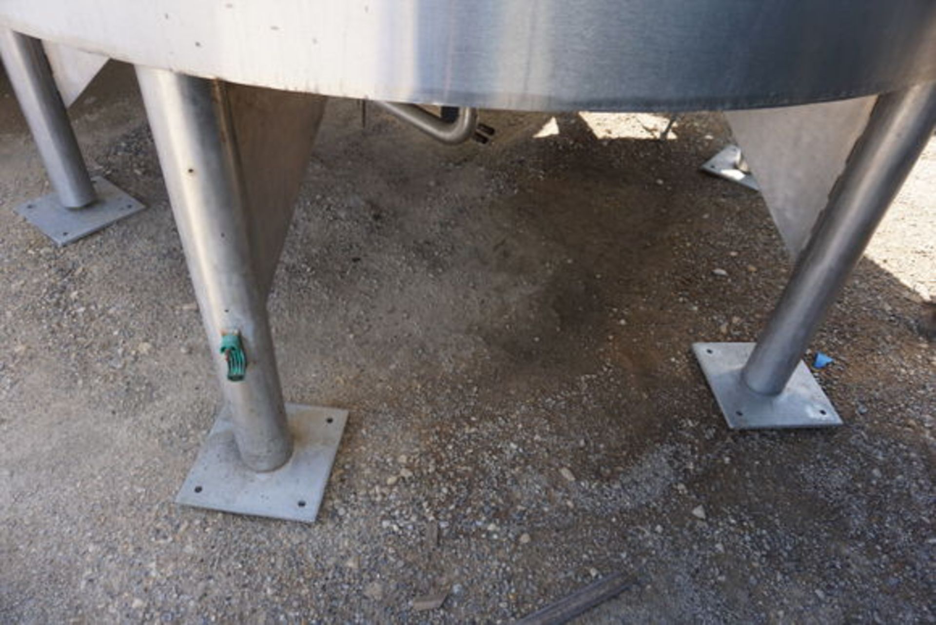 Stainless Steel Mixing Tank w/ Stand, Approx 10' Tall, 53hl, 85BBL Cap(LOCATION: ROME, TX) - Image 5 of 7