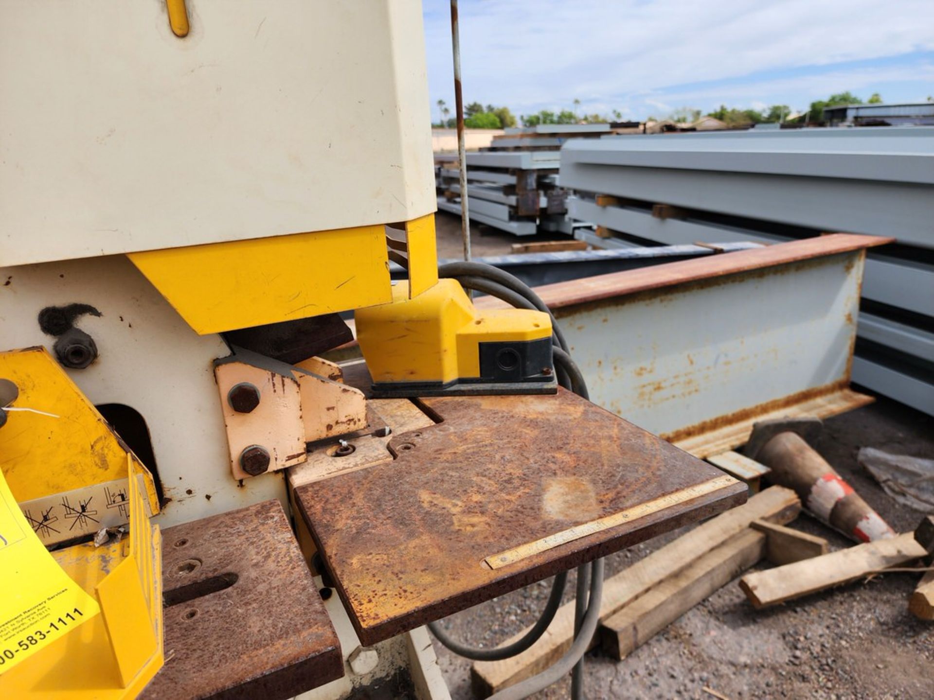 2016 Geka Hydracrop 110S 110 Ton Ironworker W/ (2) Foot Controllers (Loc: Chandler, AZ) - Image 9 of 13