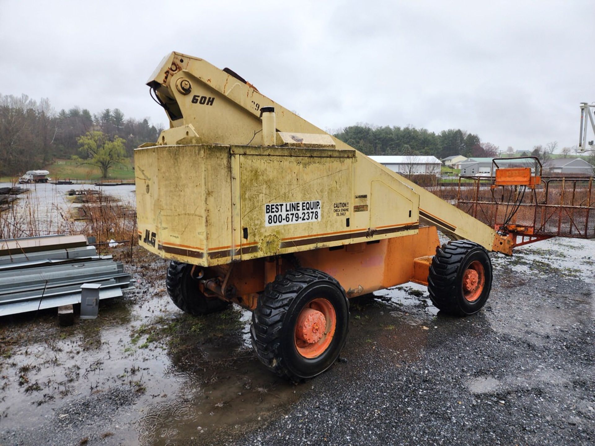 JLG 60H Boom Lift Platform Ht: 60'7" (LOCATION: Lancaster, PA) - Image 10 of 11