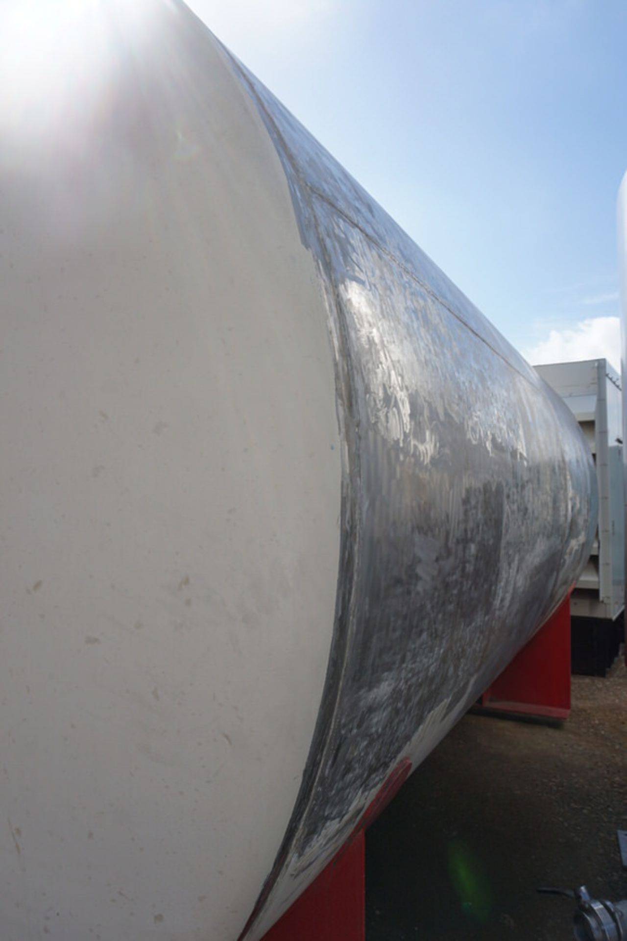 Stainless Steel Storage Tank w/ Stand (LOCATION: ROME, TX) - Image 2 of 5