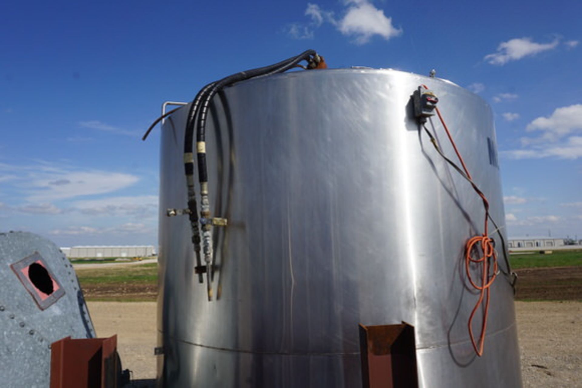 Stainless Steel Mash Mixer w/ Stand, Approx 10' Tall, 53HL, 67 BBL Cap, (LOCATION: ROME, TX) - Image 4 of 5