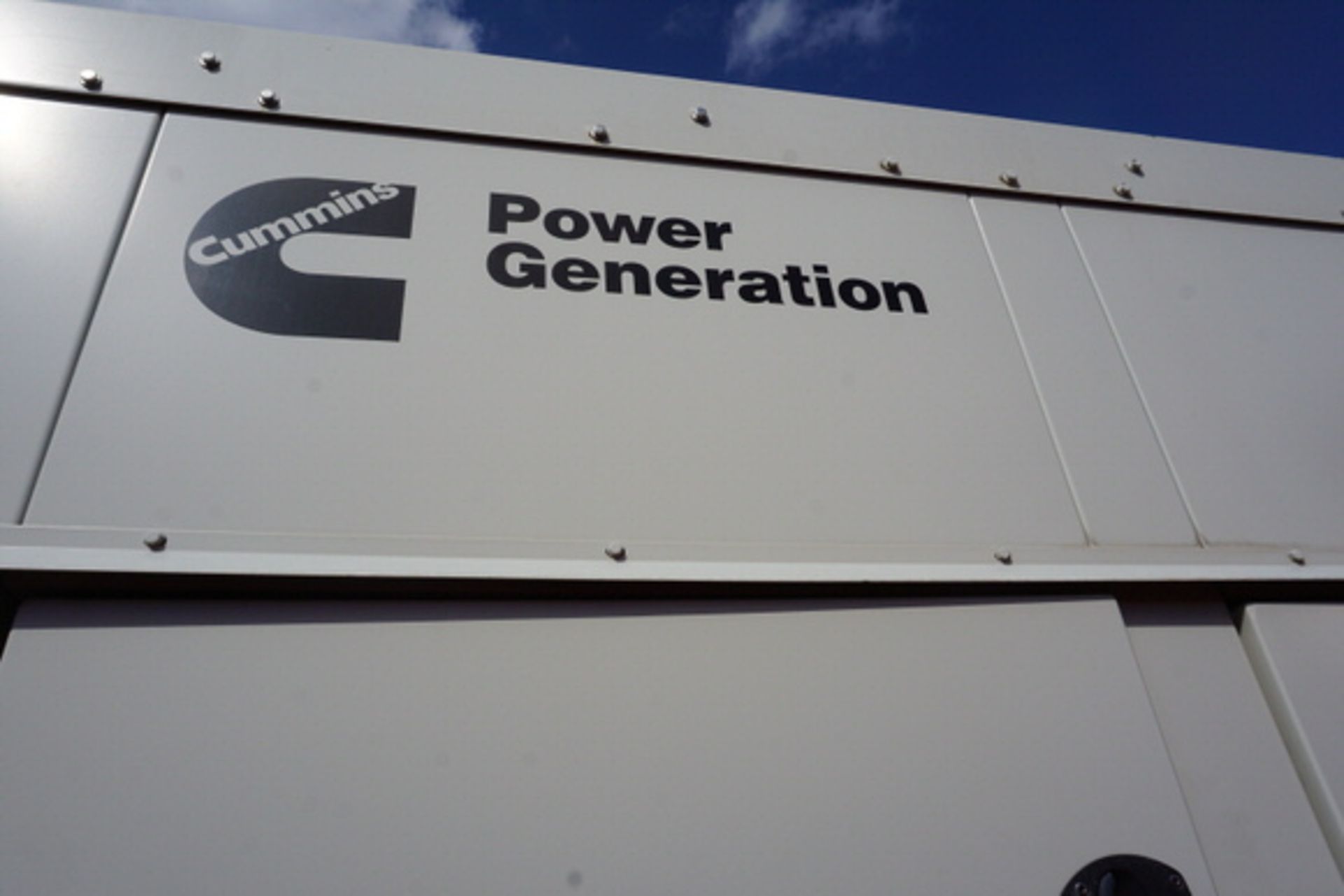 Cummins DFEK1205909 Power Generator, Diesel, Approx 8' x 20' x 9' (LOCATION: ROME, TX) - Bild 5 aus 18