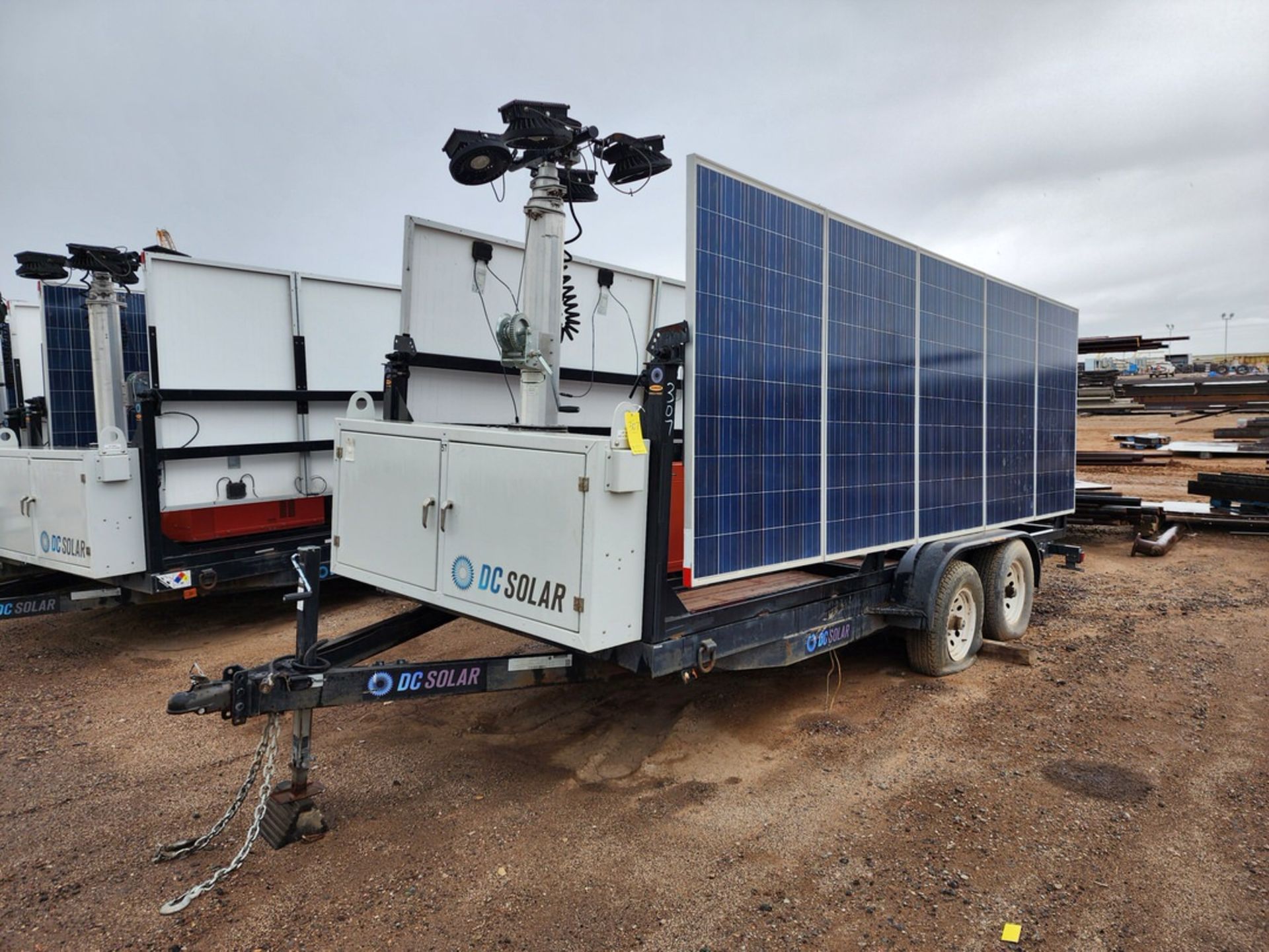 2012 Carson Trailer Solar Trailer Vin: 4HXSC1628DC165331; W/ Kubota Lowboy II Generator (Loc: