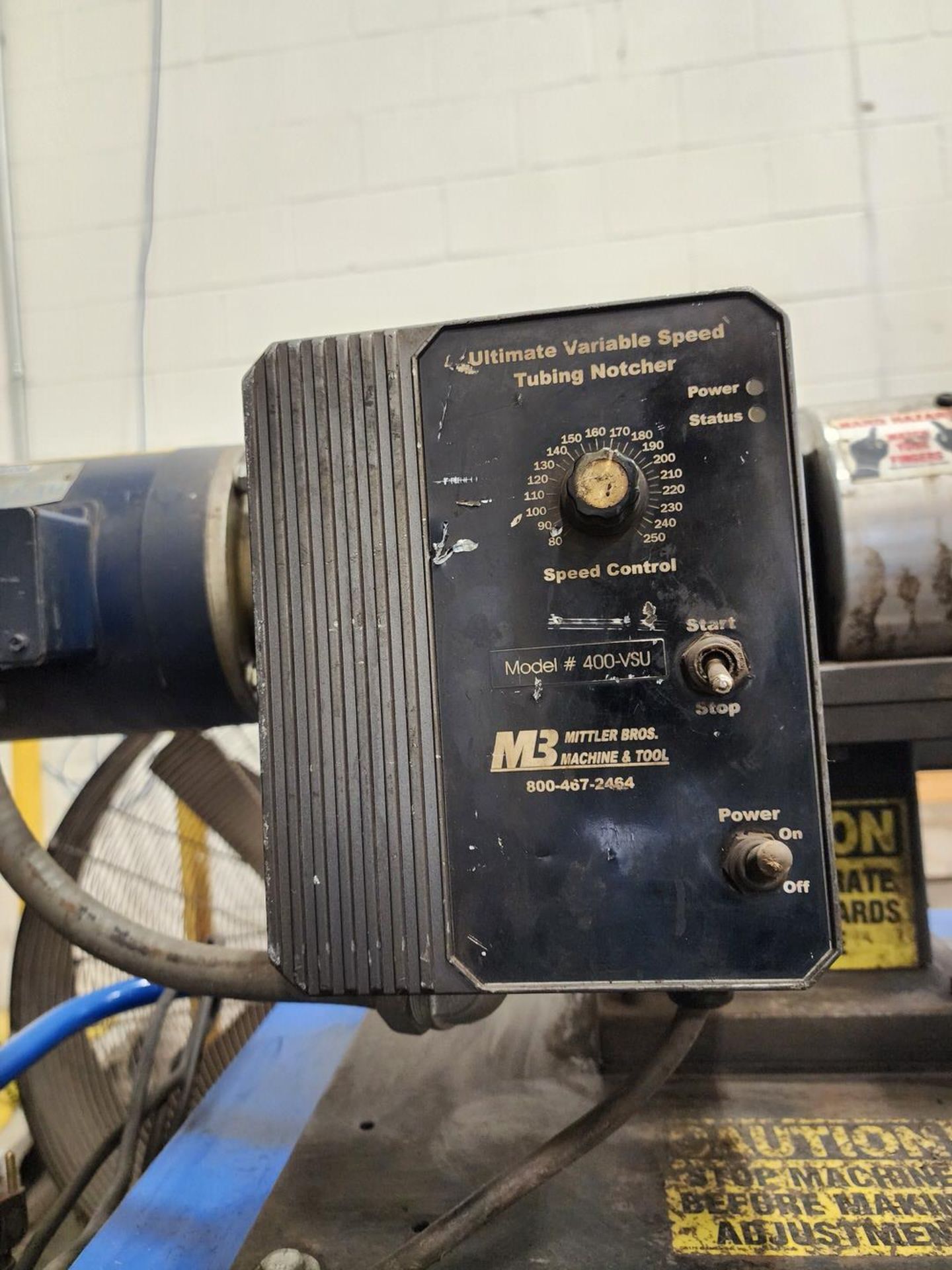 Mittler Bros 400-VSU Variable Speed Tube Notcher 1.5HP (LOCATION: Lancaster, PA) - Image 7 of 15