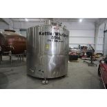 Stainless Steel Mixing Kettle/ Whirpool Tank, 59HL, 745 BBL Max Cap (LOCATION: ROME, TX)