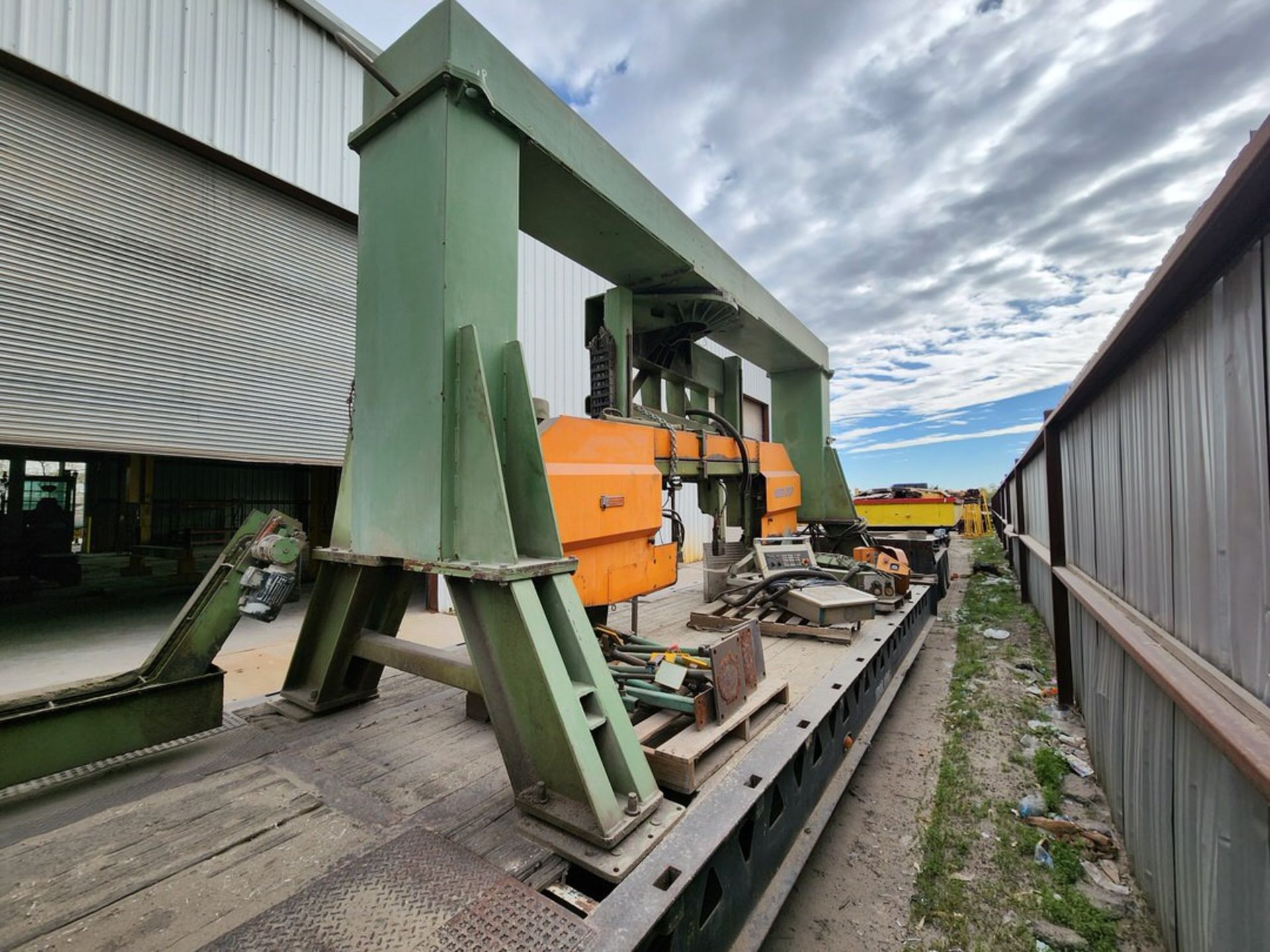 2007 Peddinhaus PCD 1100 Multi Spindle Drill Line W/ 06' Meba 1020 DGP Band Saw; W/ Siemens