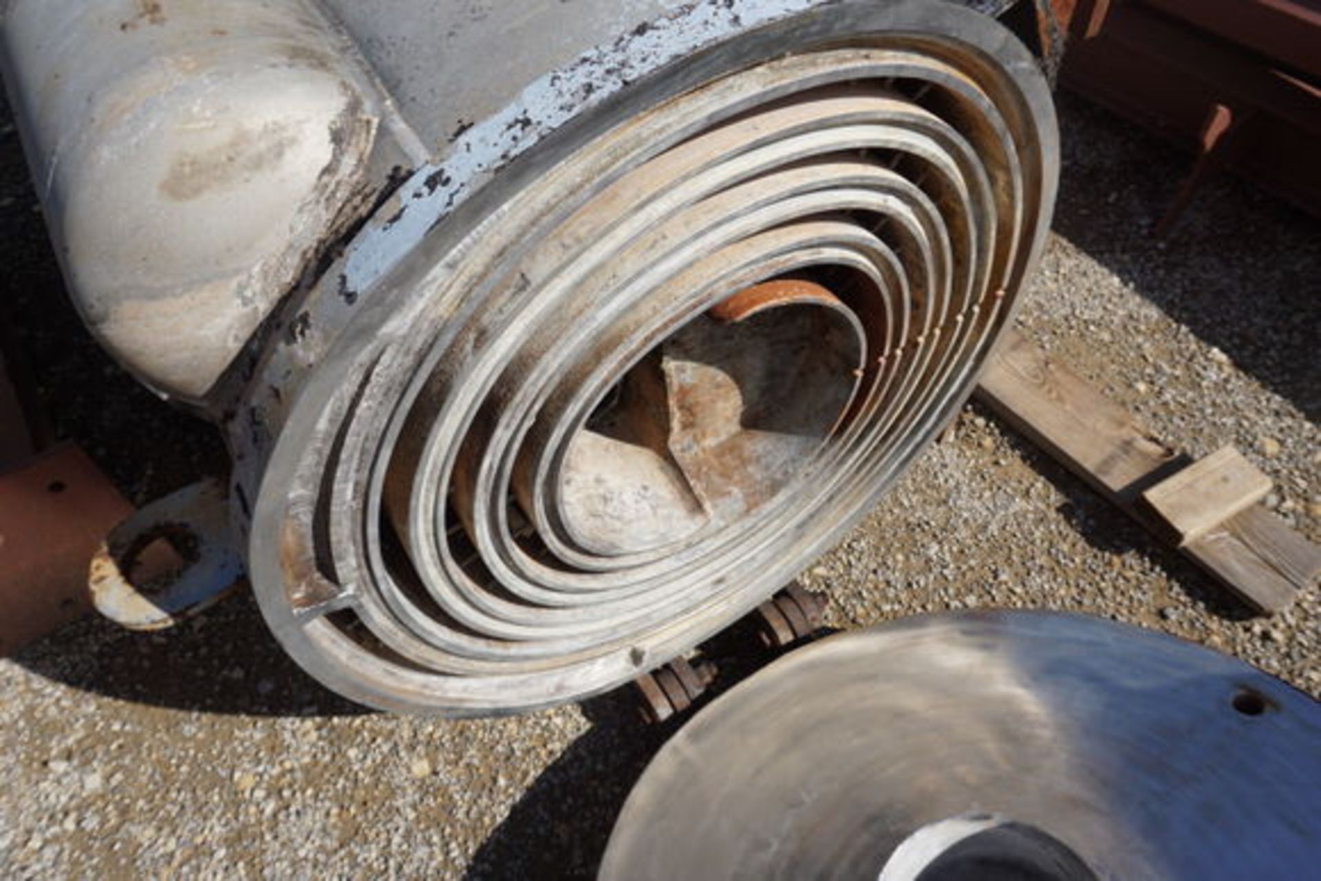 Stainless Steel Spiral Heat Exchanger, 250 PSI at 400 (LOCATION: ROME, TX) - Image 6 of 6