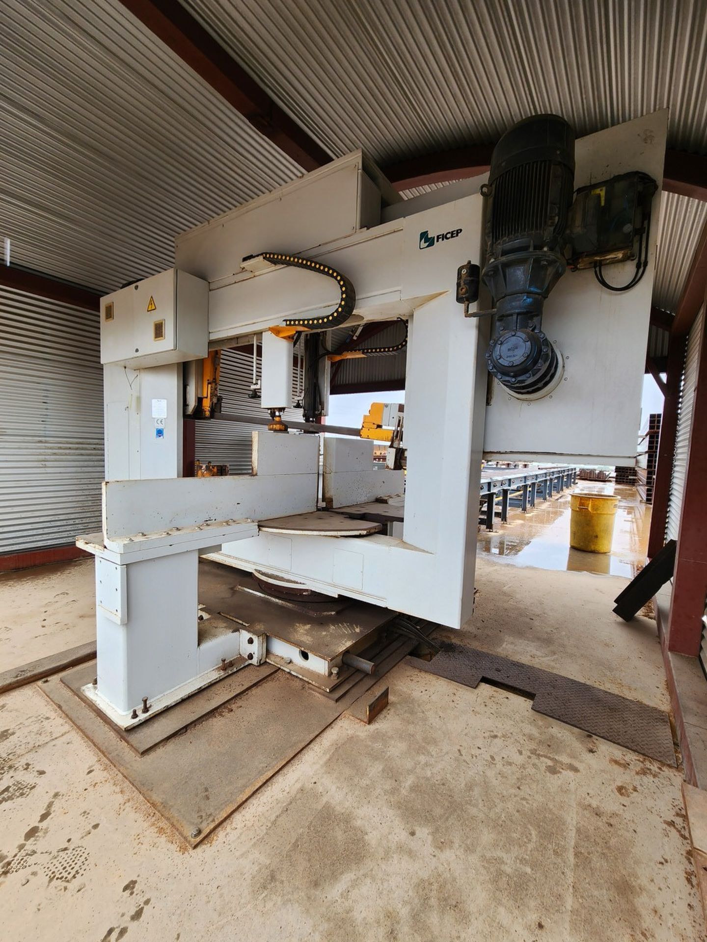 2020 Ficep K126 Mitering Saw Line W/ Ficep Controller; W/ Ele Cabinet; (With infeed conveyor) - Image 6 of 18