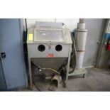 Trinco 36/BP2 Trinco 36/BP2 Dry Blast Sand Blasting Cabinet 38" x 24" 64" H, with Dust Collector