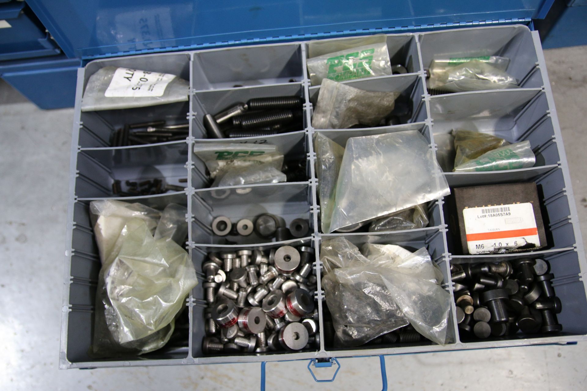 Steel Hardware Cabinet with Various Contents Contents Include Reamers, Taps, Plugs and Screws - Image 8 of 8