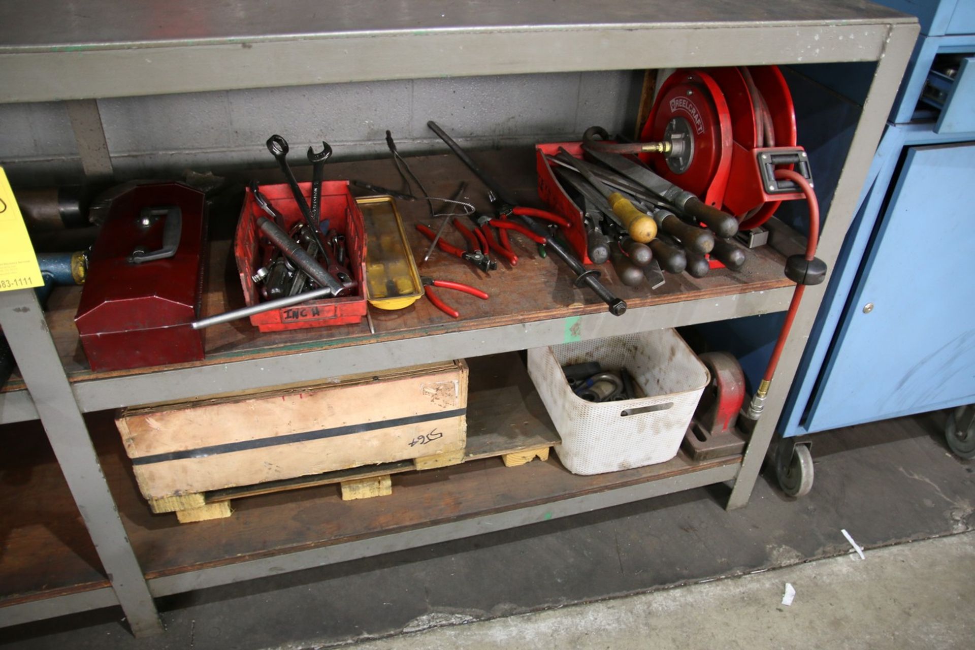 Various Tooling, Tools and Machining Accessories Only Includes Items In Bottom of Work Bench, Bench - Image 3 of 3