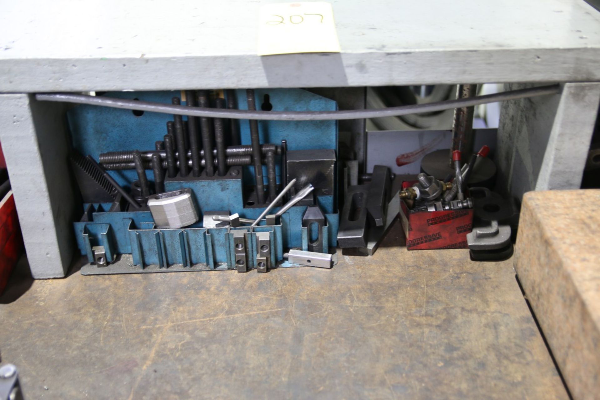 Steel Work Bench with Contents Contents Include Setup Tooling, Misc. Hardware and Small Magnetic - Image 3 of 4