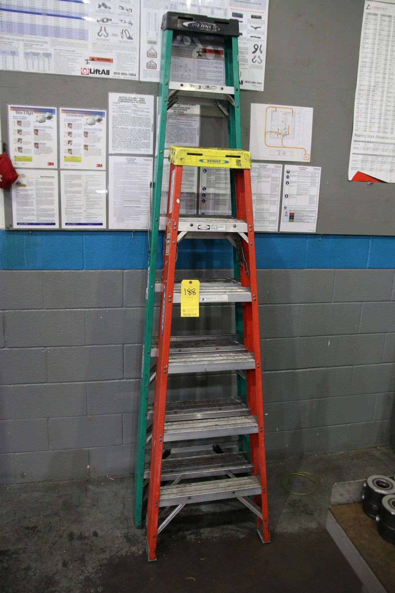 Set of Ladders (1) 6 ft Ladder and (1) 8 ft Ladder