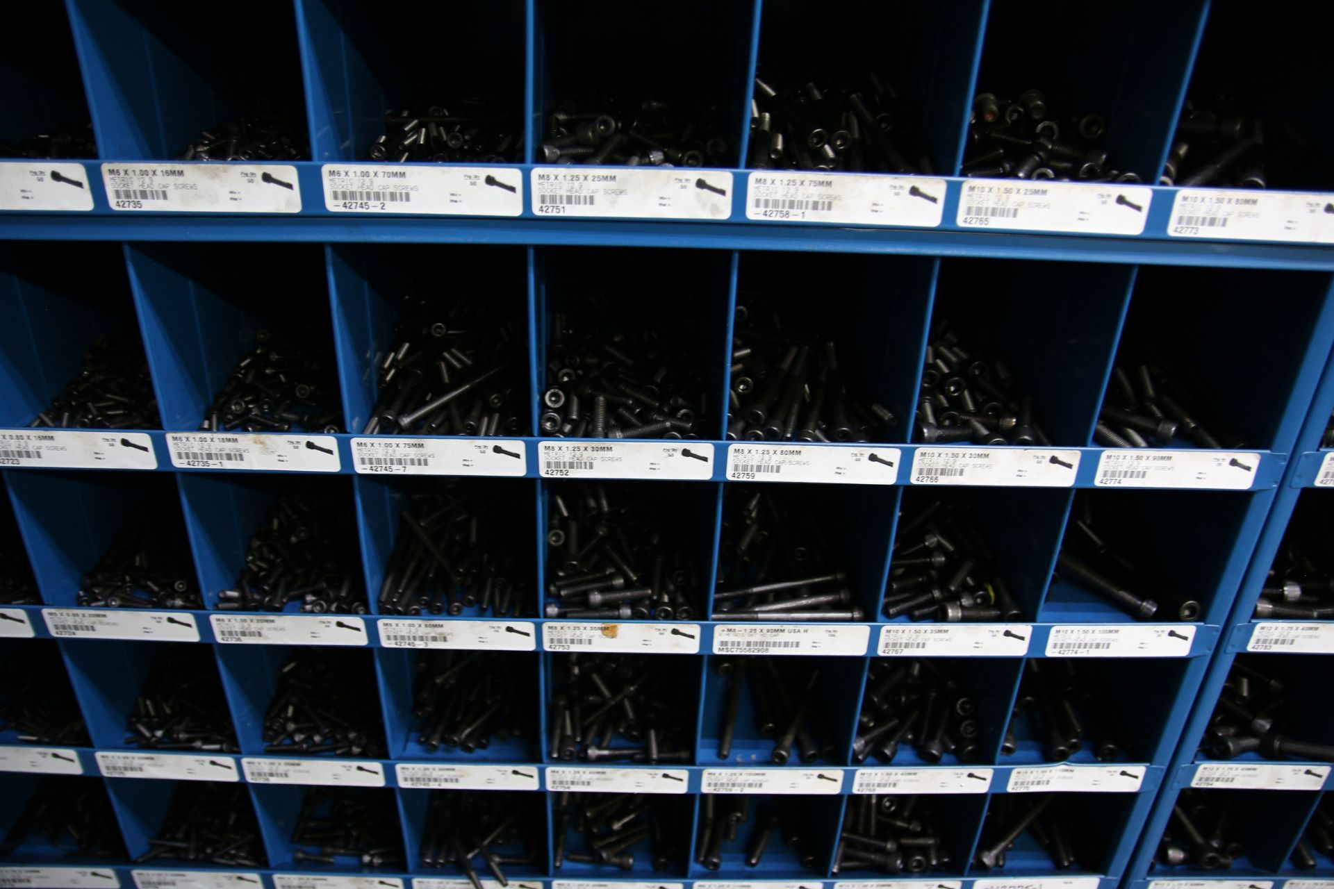 Steel Hardware Bins with Socket Head Bolts - Image 3 of 4