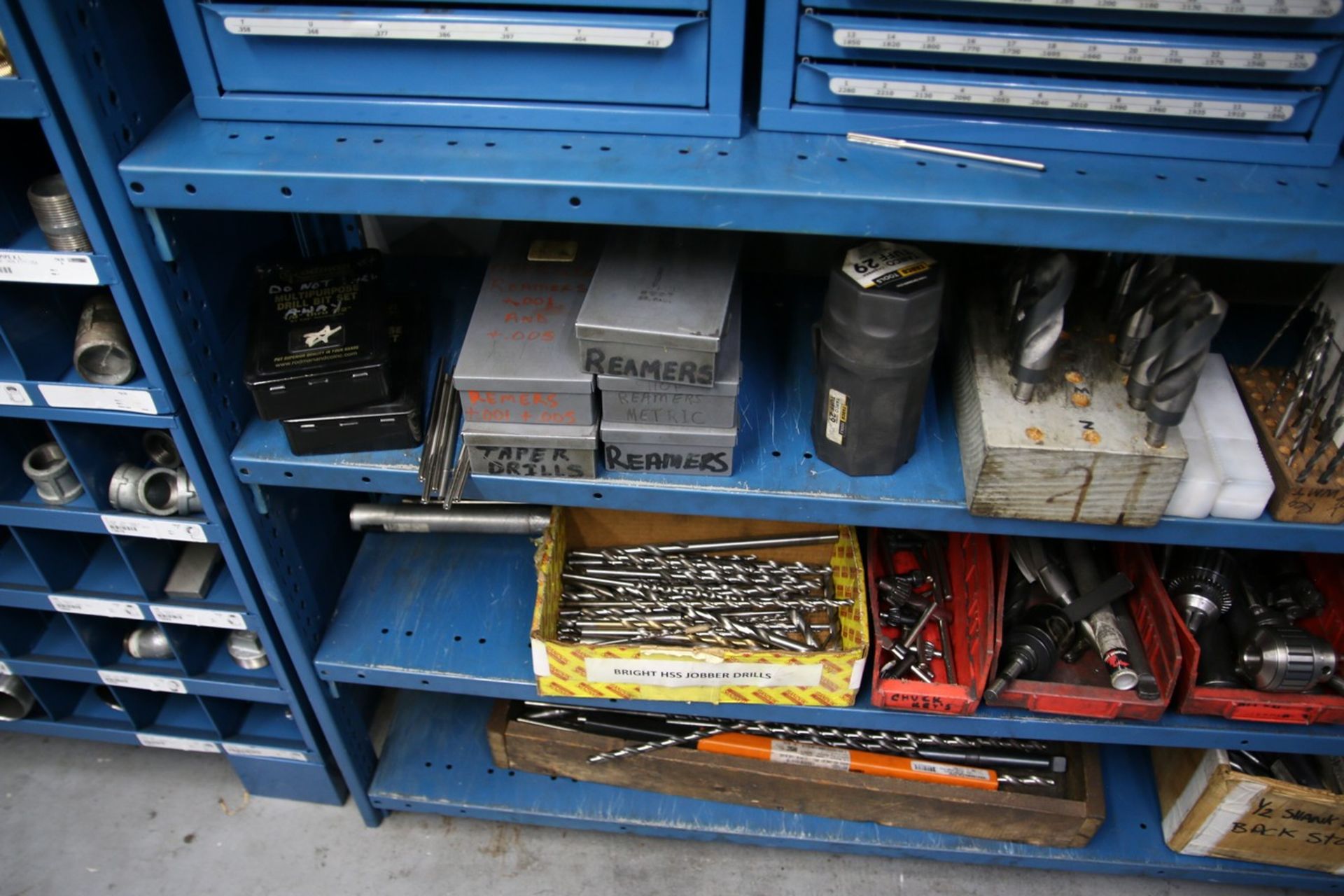 Steel Shelf with Various Contents Contents Include Drills, Reamers and other Related Items - Image 4 of 5