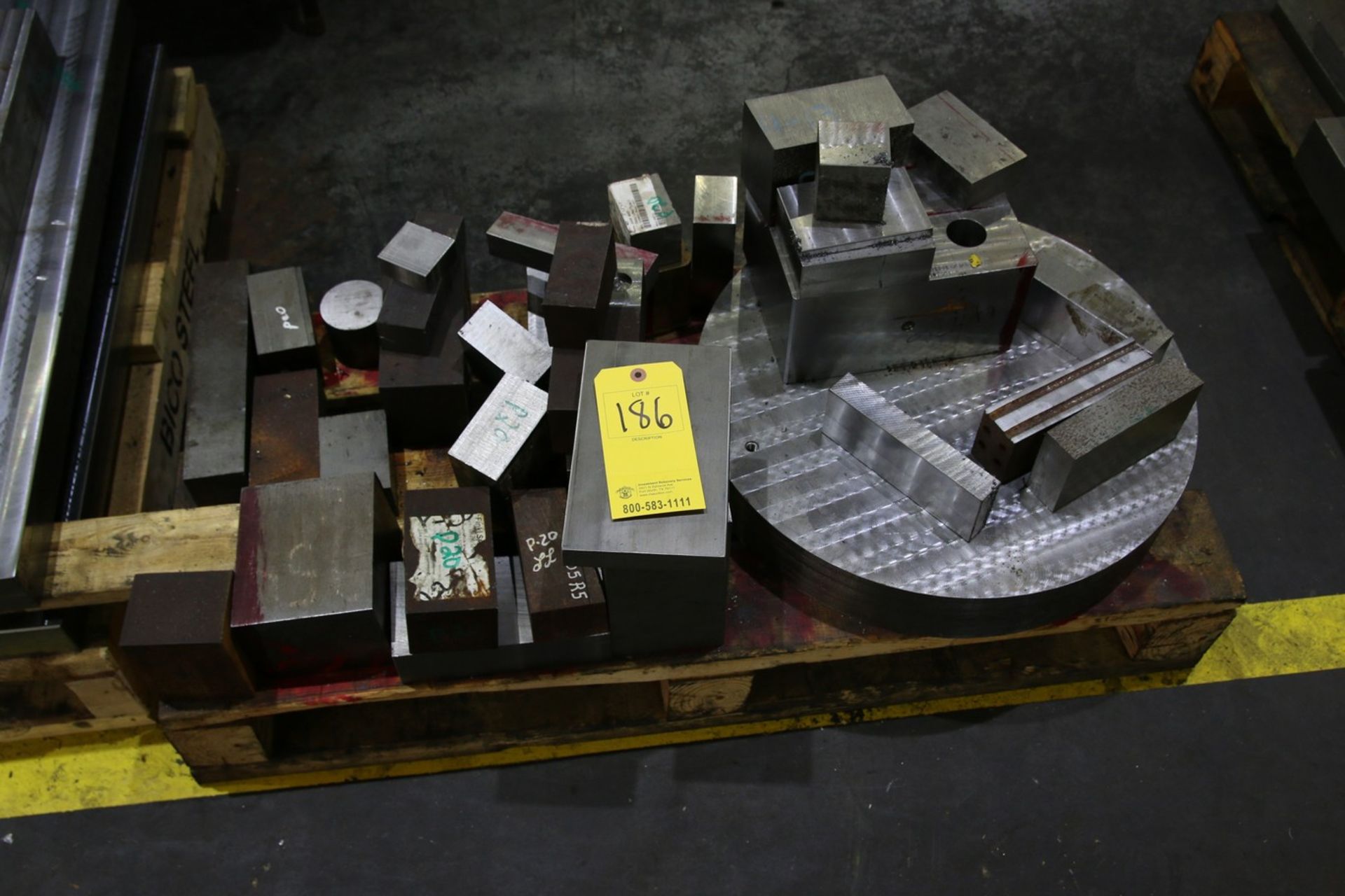 Pallet of Various Pieces of Steel