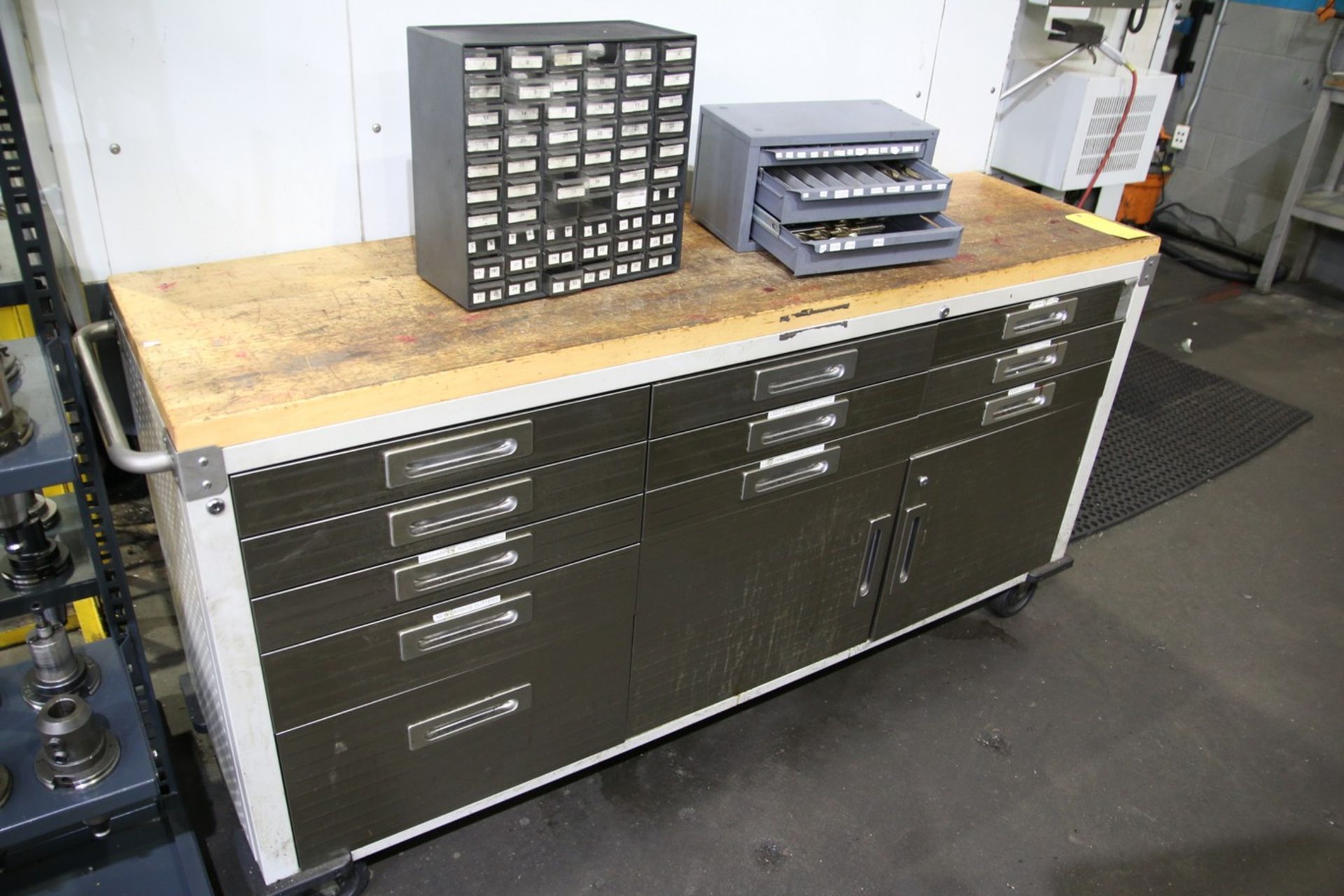 Ultra HD Ultra HD Rolling Tool Chest/Cabinet with Contents Contents Include Taps, New and Used