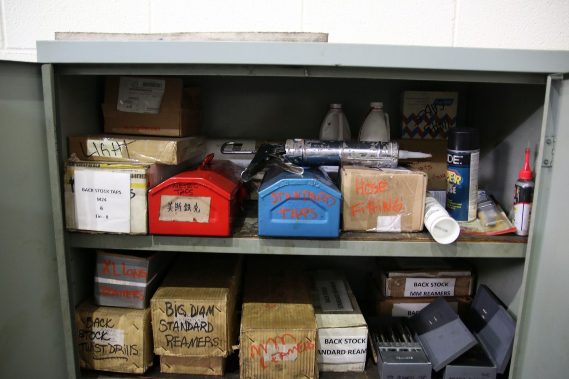 2-Door Cabinet with Contents Contents Include Reamers, Taps, Drills and Other Misc. Items - Image 3 of 4