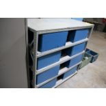 Storage Shell with Drawers and Misc. Steel
