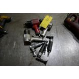 Lot of Air Powered Tools (3) Impact Wrenches, (3) Grinders