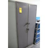 2-Door Cabinet with Various Electrical Supplies