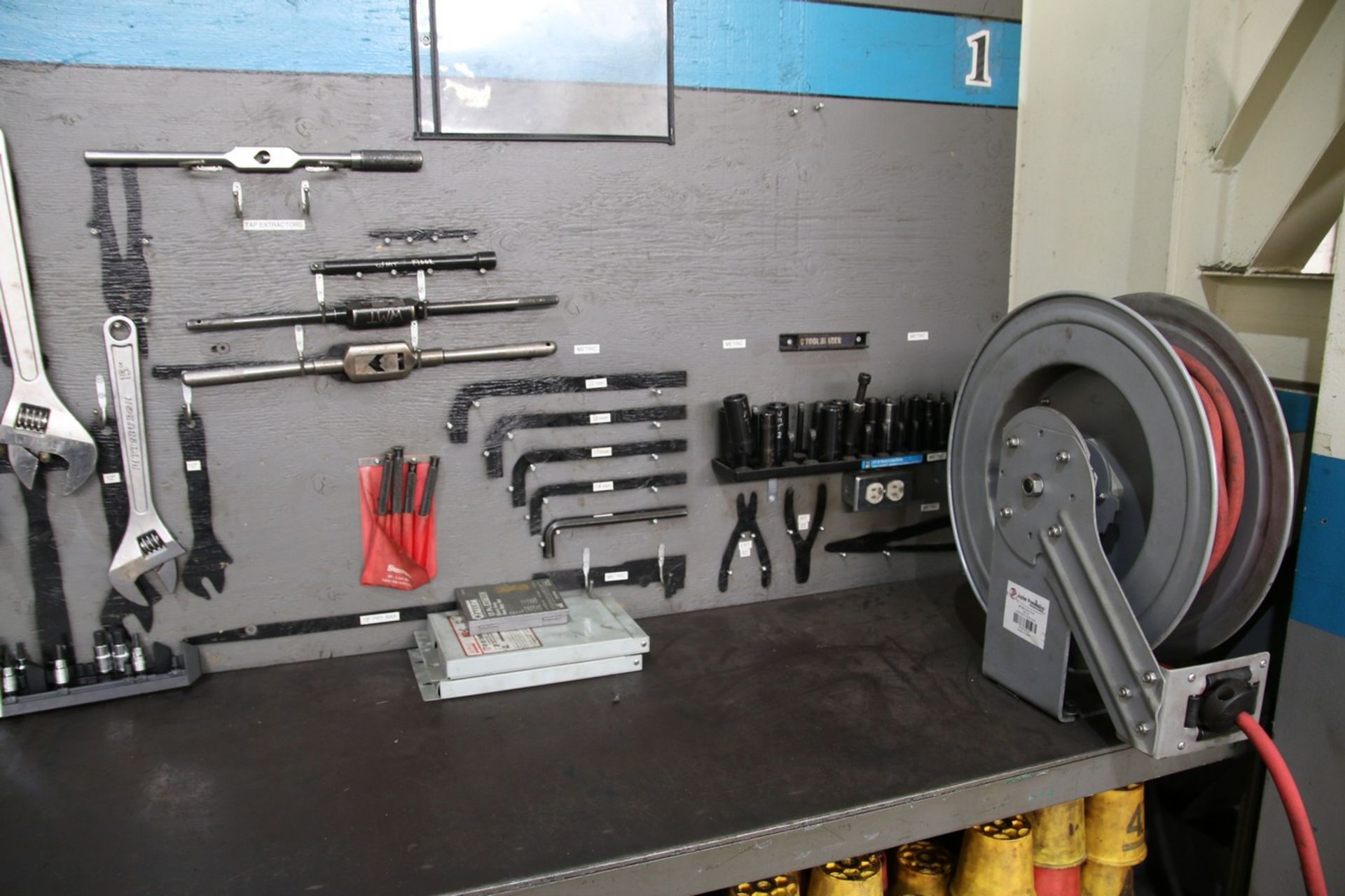 Steel Work Bench with Various Tools 96" x 24" x 40" H, Bench and Tools Only, Doesn't Include Items - Image 3 of 3