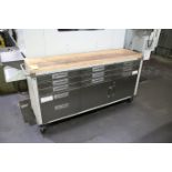 Ultra HD Ultra HD Rolling Tool Chest/Cabinet with Contents Contents Include Collets, Taps, Misc.