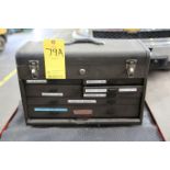 Tool Box with Contents Contents Include New and Used Carbide Inserts