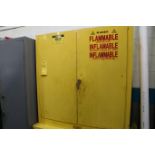 Flammable Safety Cabinet with Contents 43" x 18" x 44" H