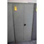 2-Door Cabinet with Various Electrical Supplies