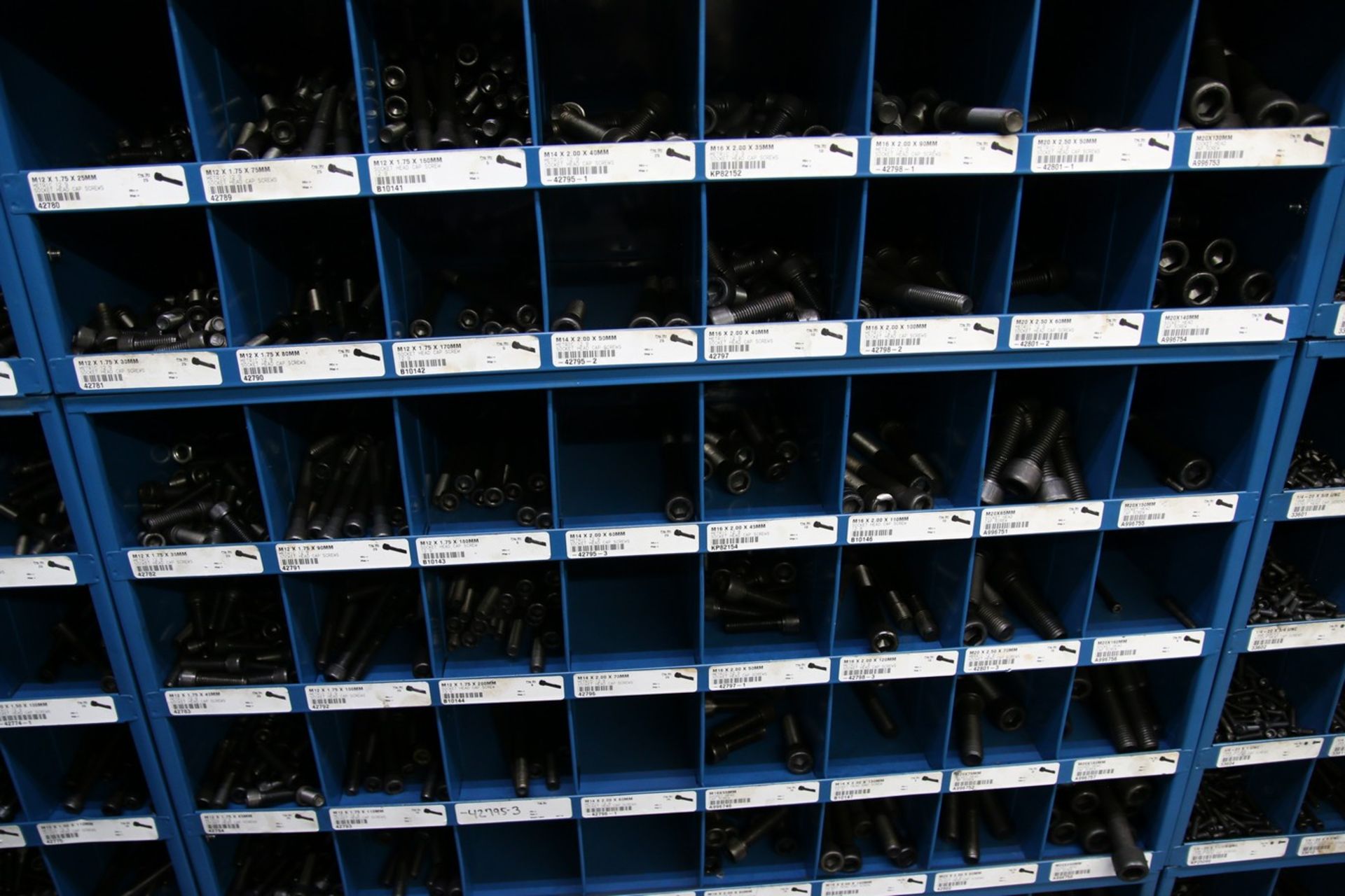 Steel Hardware Bins with Socket Head Bolts - Image 3 of 4