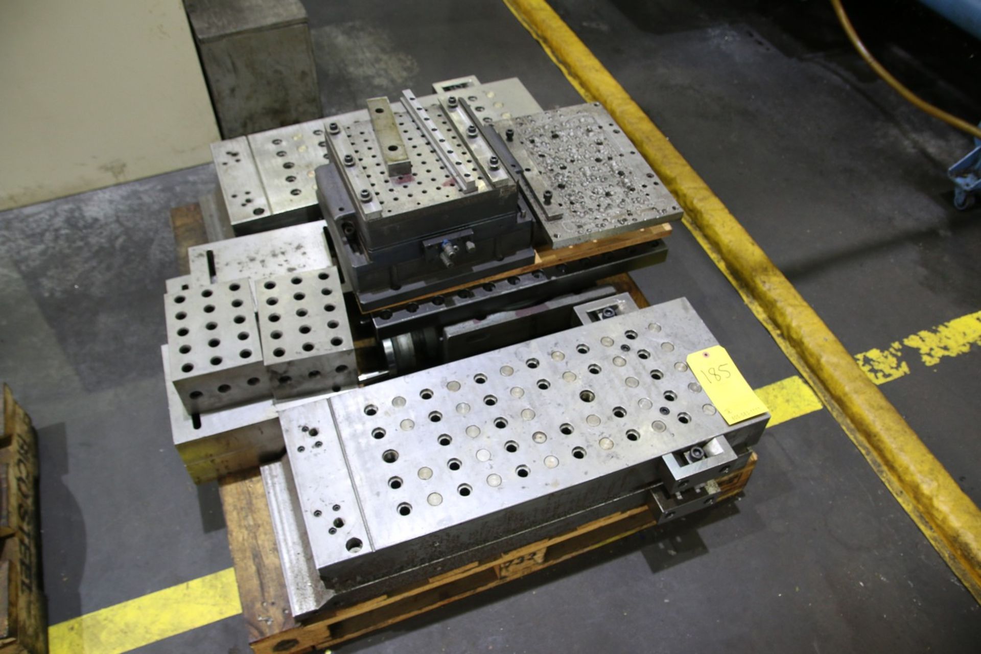 Pallet of Steel Tables and Blocks Contents Include Setup Tables, Blocks and Other Misc. Steel