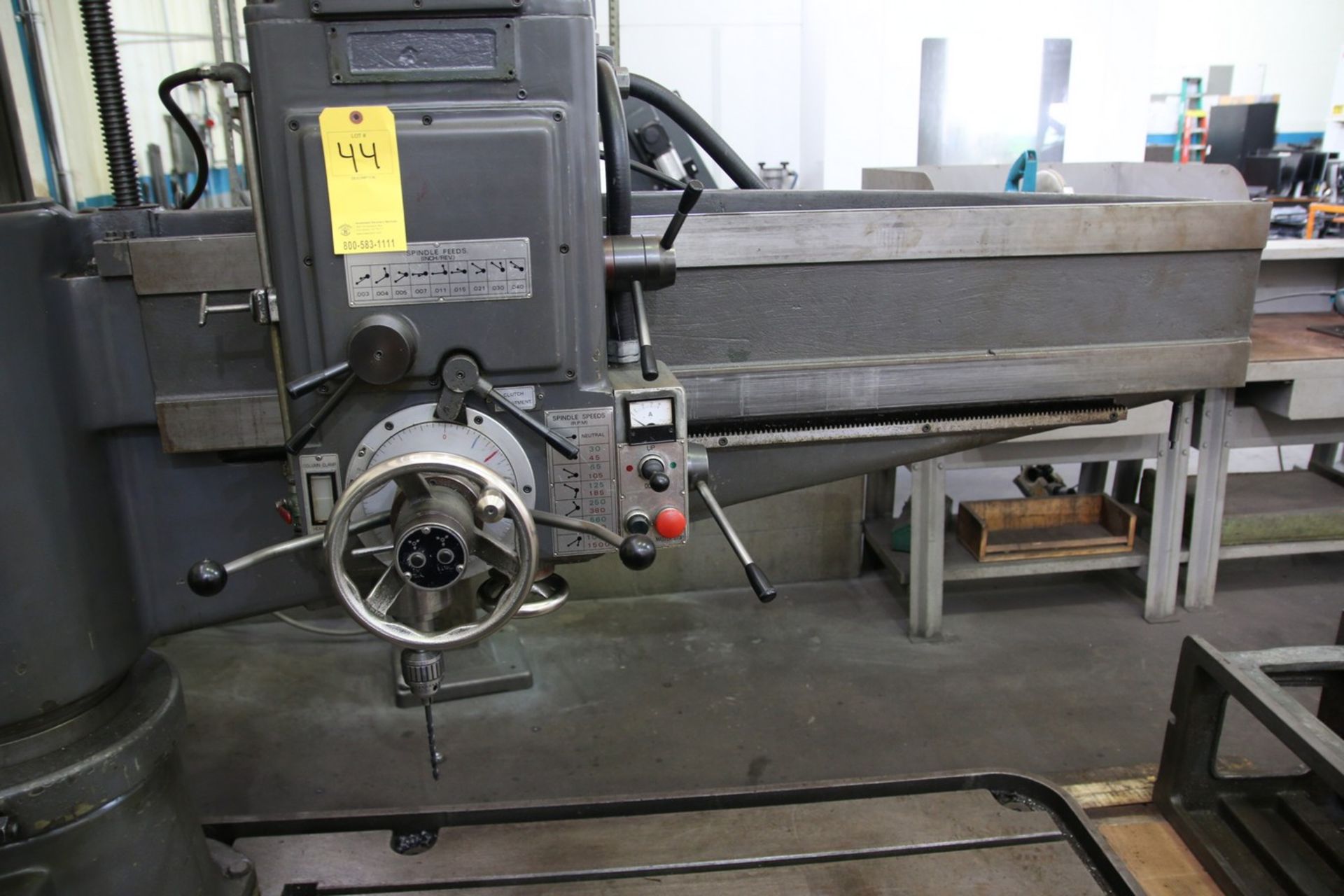 Ikeda RM-1575 Ikeda RM-1575 Radial Drilling Machine Includes T-Slot Box Table - Image 3 of 10