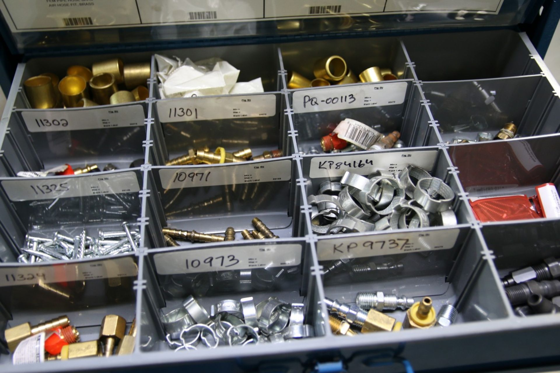 Steel Hardware Cabinet with Various Contents Contents Include Steel Dowel Pins and Socket Head - Image 2 of 7