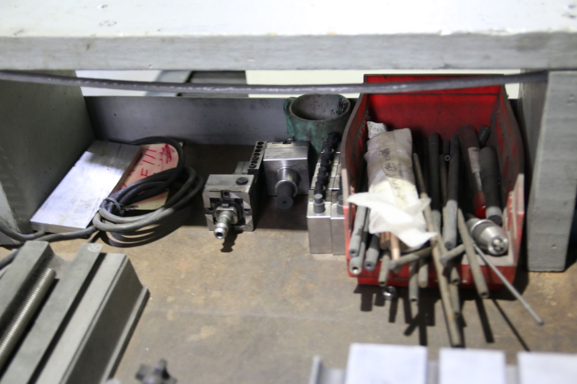 Steel Work Bench with Contents Contents Include Setup Tooling, Misc. Hardware and Small Magnetic - Image 2 of 4