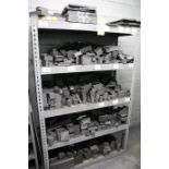 Steel Shelf with Graphite and Contents Various Sizes of Graphite and Boxes of Misc. Related Items