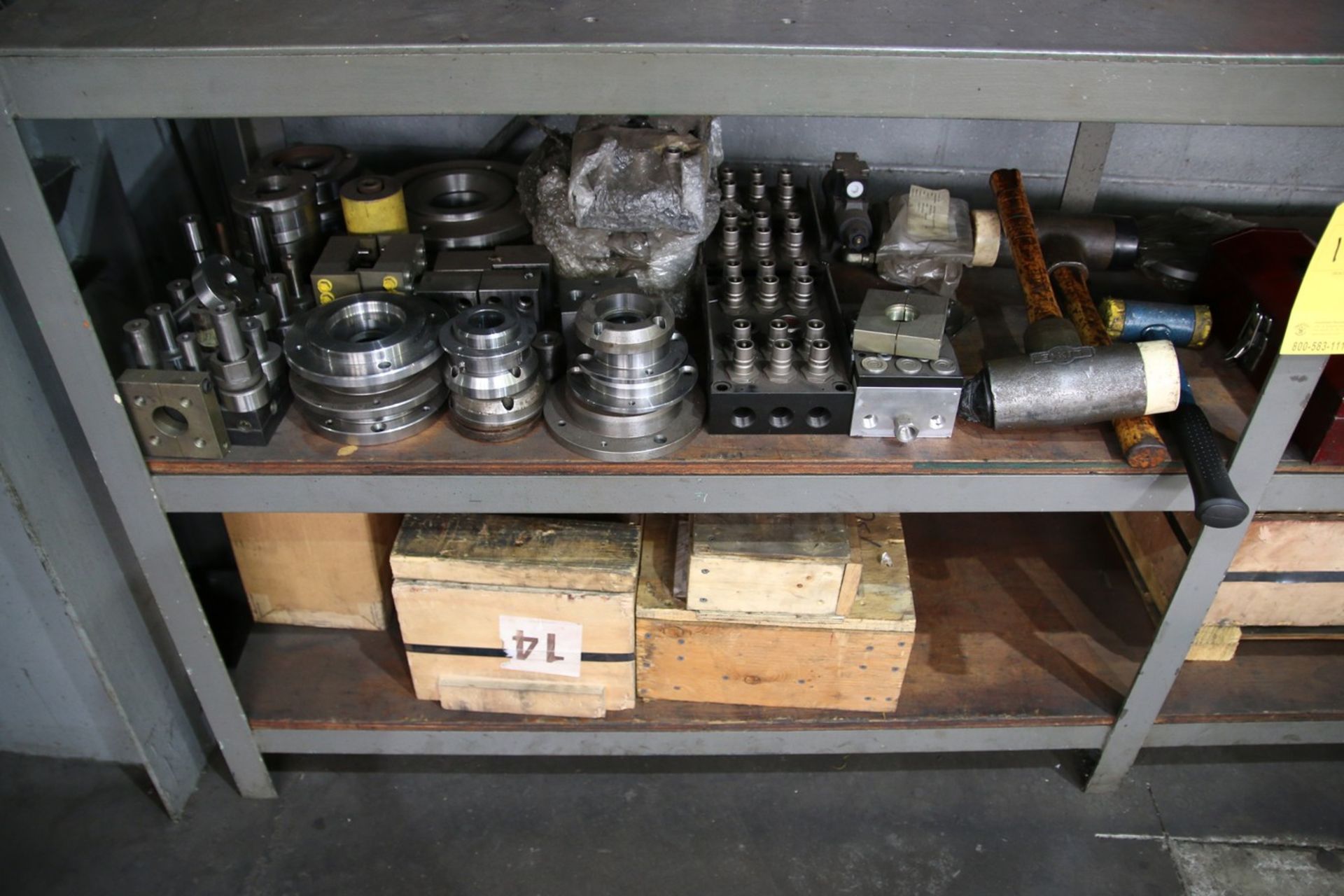 Various Tooling, Tools and Machining Accessories Only Includes Items In Bottom of Work Bench, Bench - Image 2 of 3