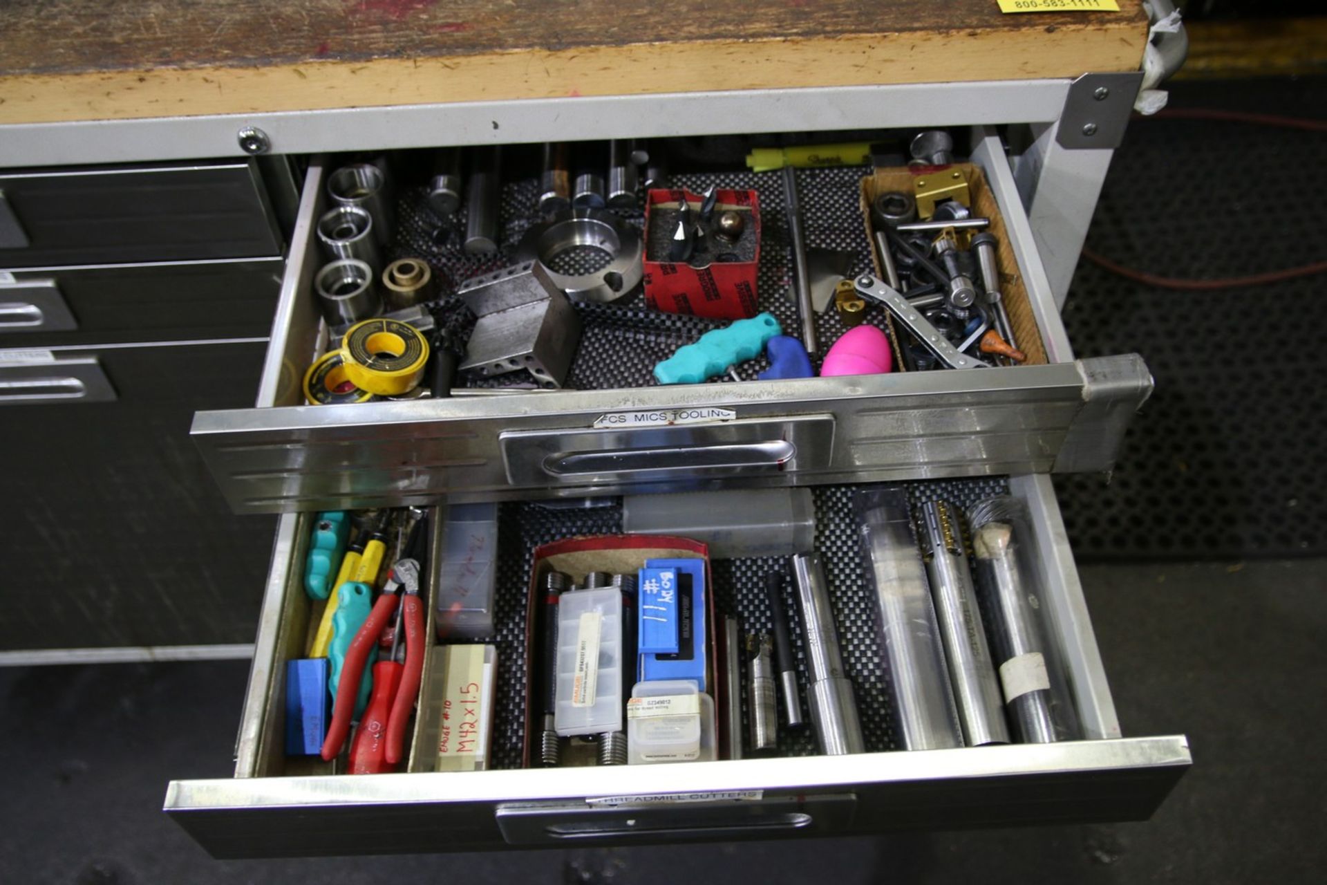 Ultra HD Ultra HD Rolling Tool Chest/Cabinet with Contents Contents Include Taps, New and Used - Image 5 of 9