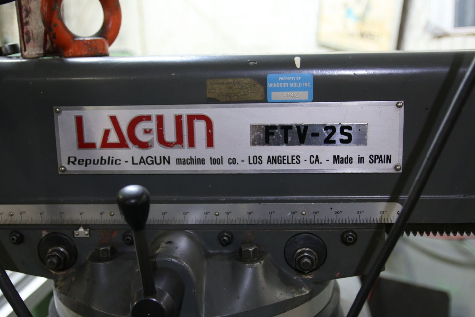 Lagun FTV-2S Lagun FTV-2S Vertical Milling Machine 10" x 50" Table, Anilam Wizard 411 Control - Image 10 of 10