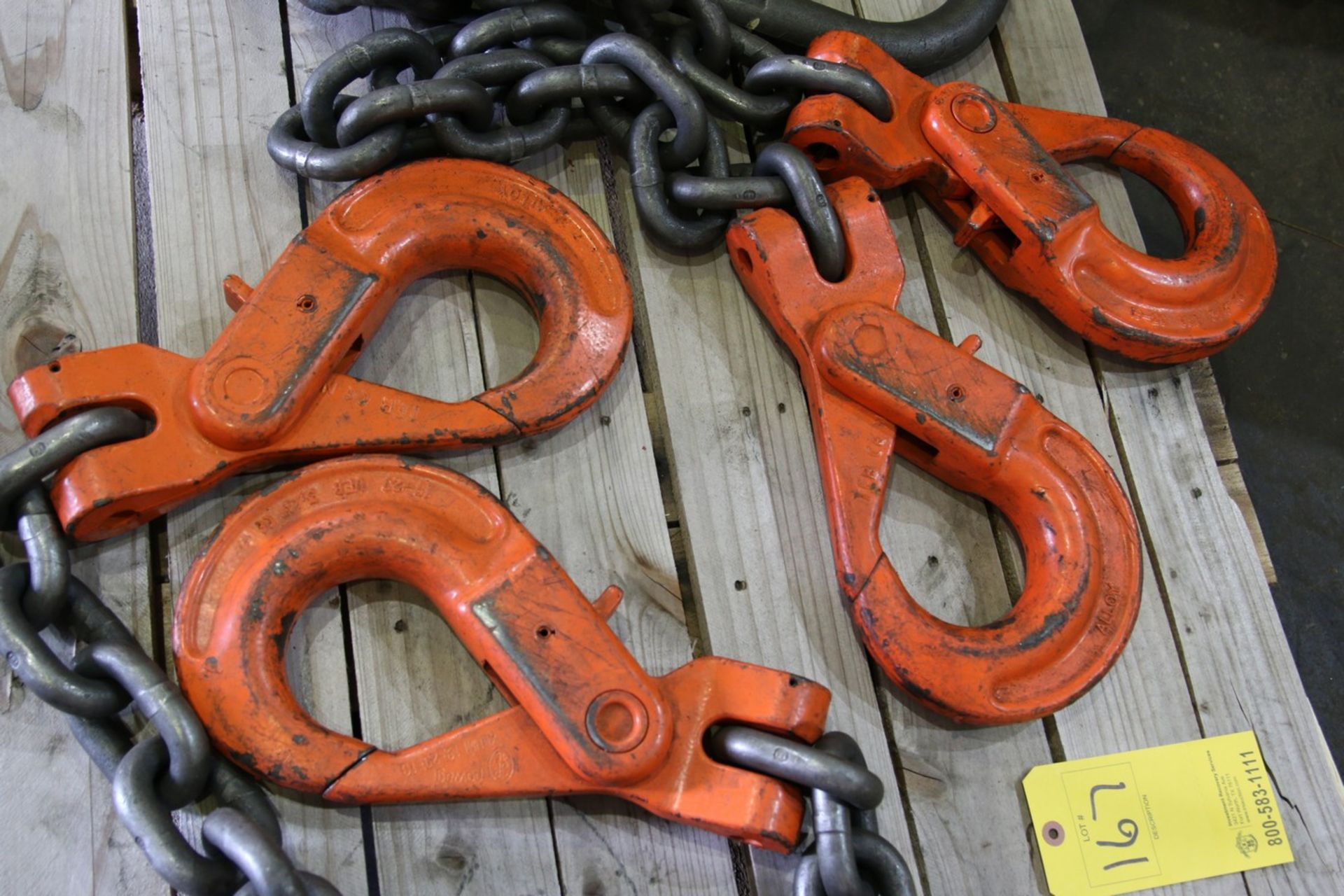 Pallet of Lifting Chains (2) 6 Ft Each - Image 2 of 2