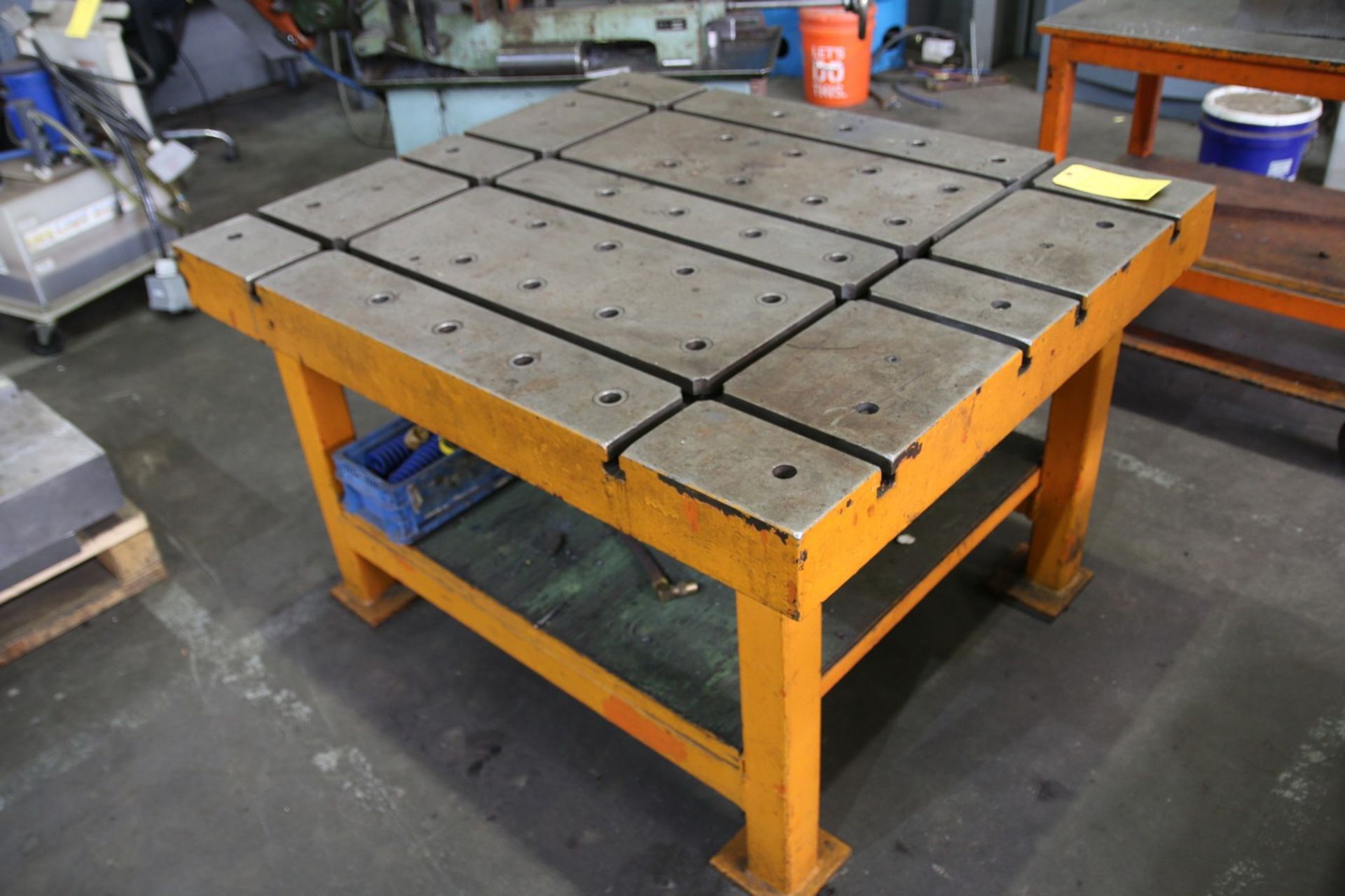 Industrial T-Slotted Table 42" x 50" x 30" H - Image 2 of 2