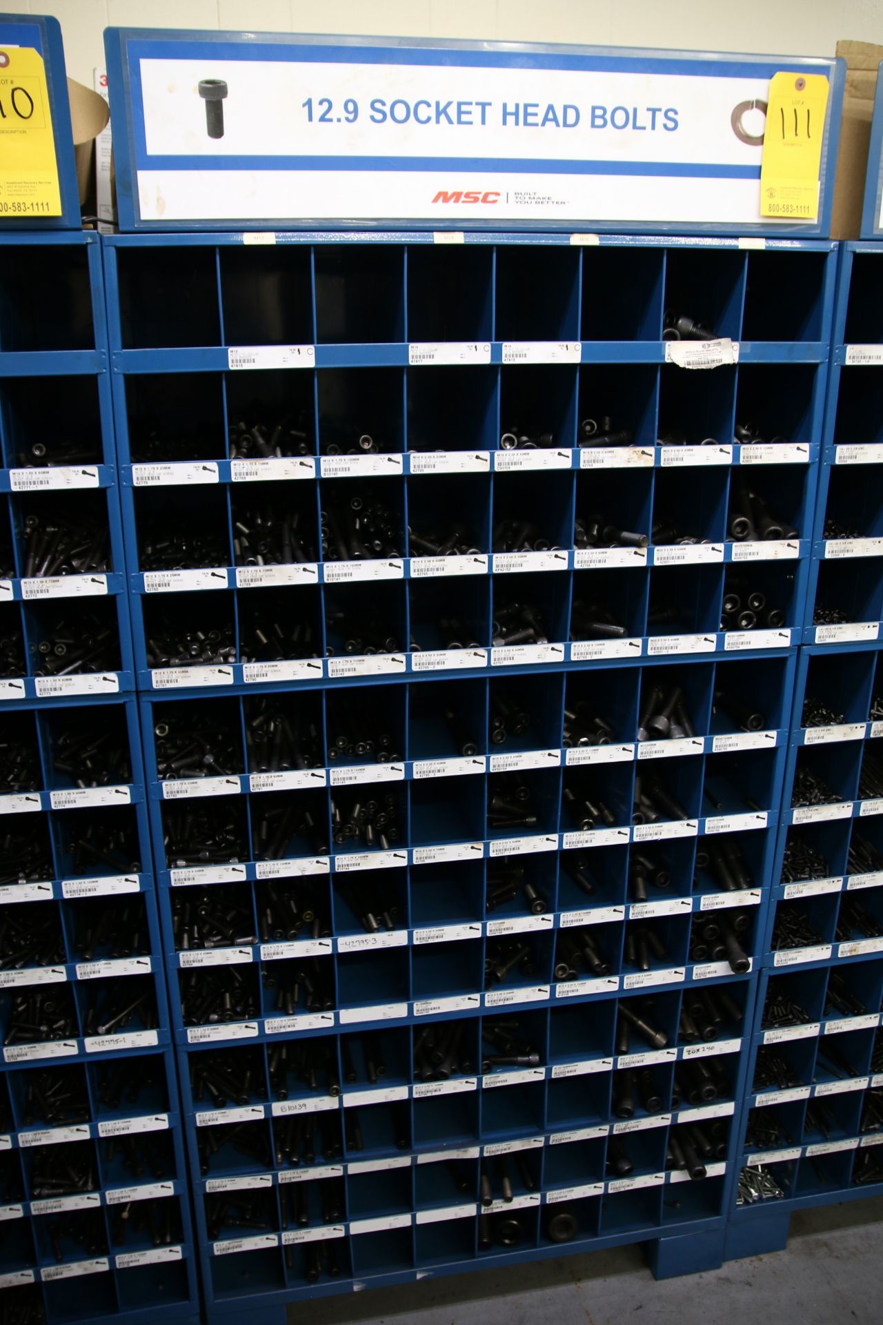 Steel Hardware Bins with Socket Head Bolts